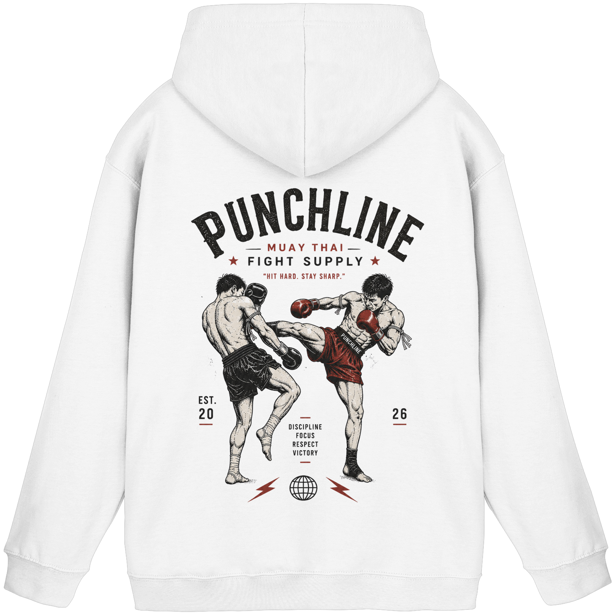 Hit hard, stay sharp - Hoodie