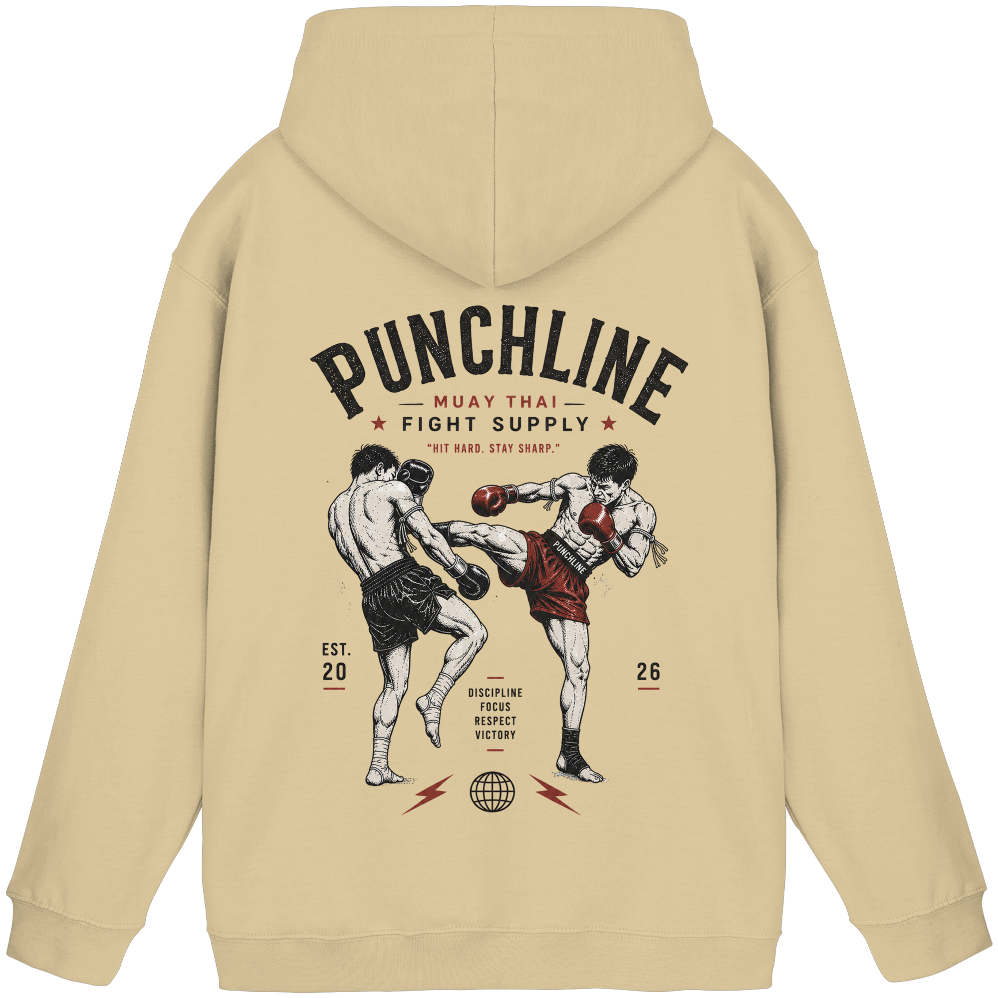 Hit hard, stay sharp - Hoodie