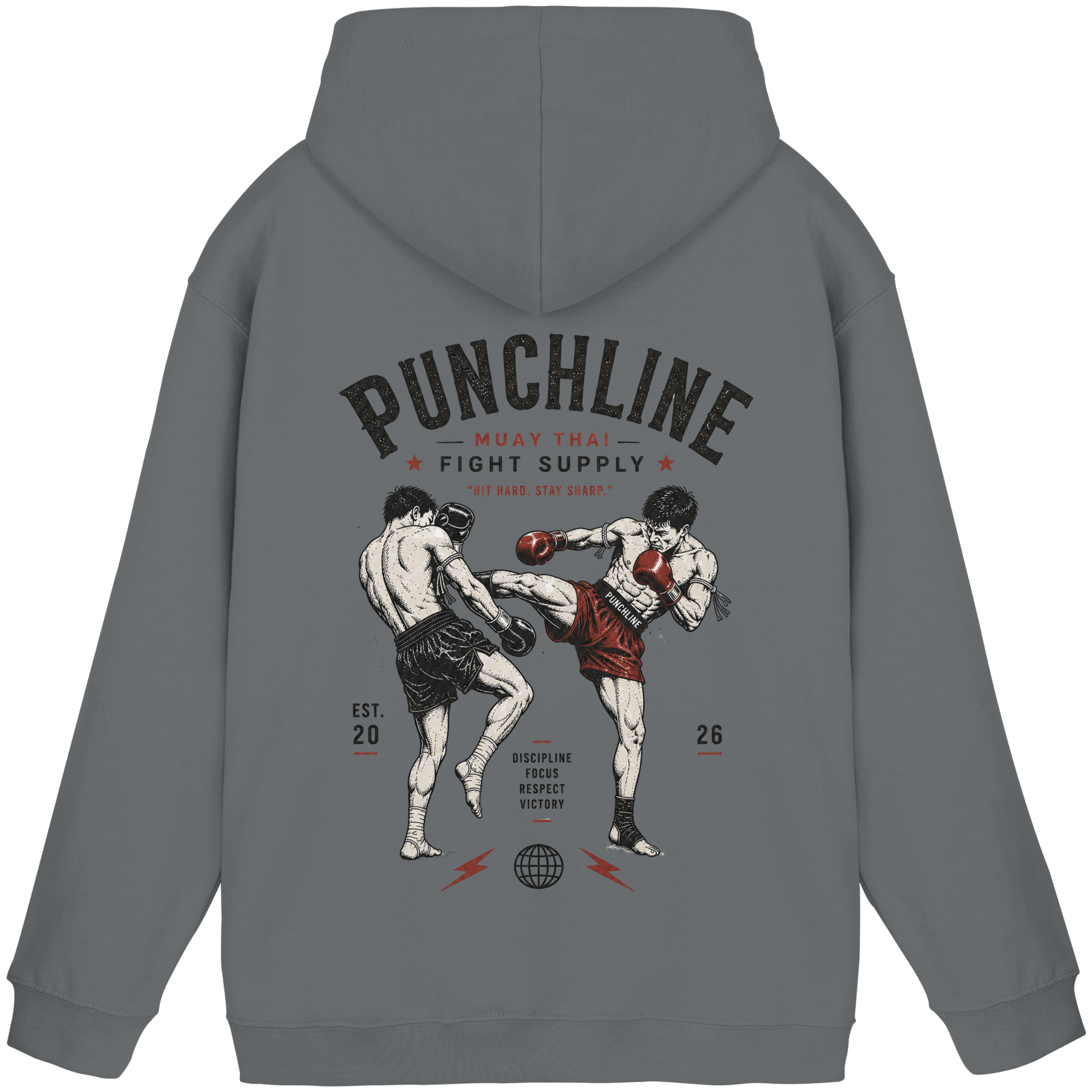 Hit hard, stay sharp - Hoodie